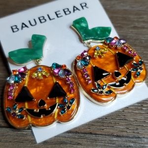 BaubleBar Pumpkin Earrings